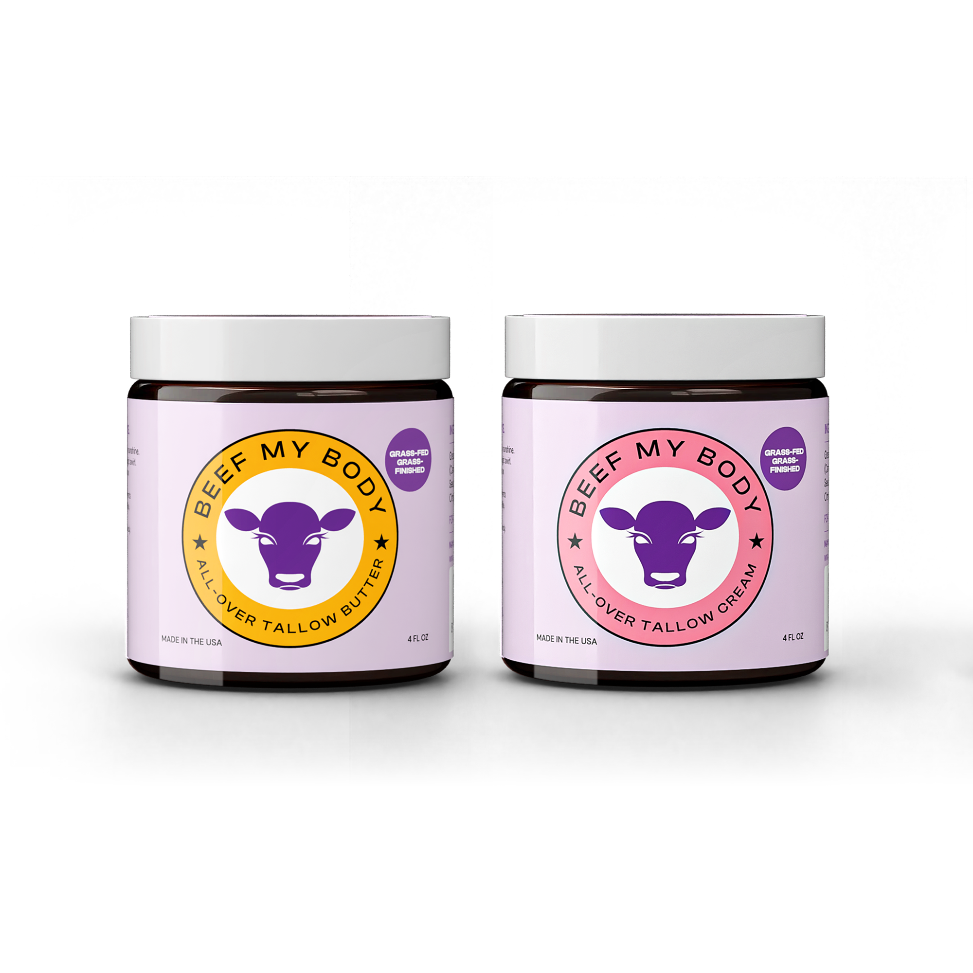 Beef Tallow Body & Face Cream & Butter 2 Pack – Beef My Body