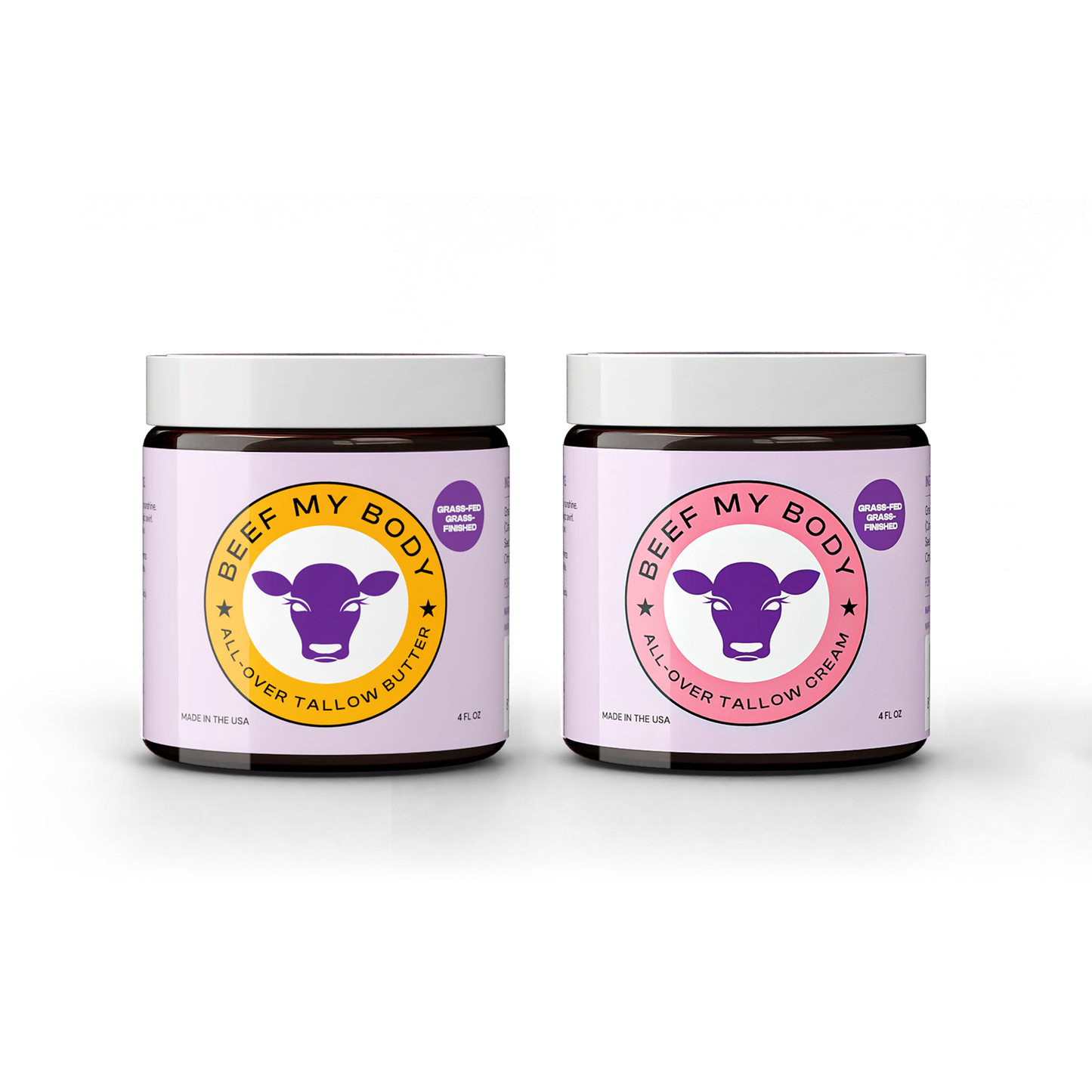 Beef Tallow Body & Face Cream & Butter 2 Pack